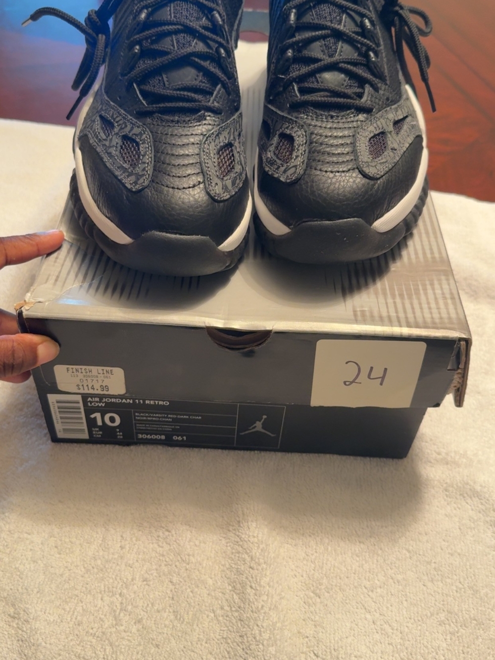 Air Jordan 11 Retro Low IE Bred 2003 Men’s Size 10 NEW OG Box 306008-061
